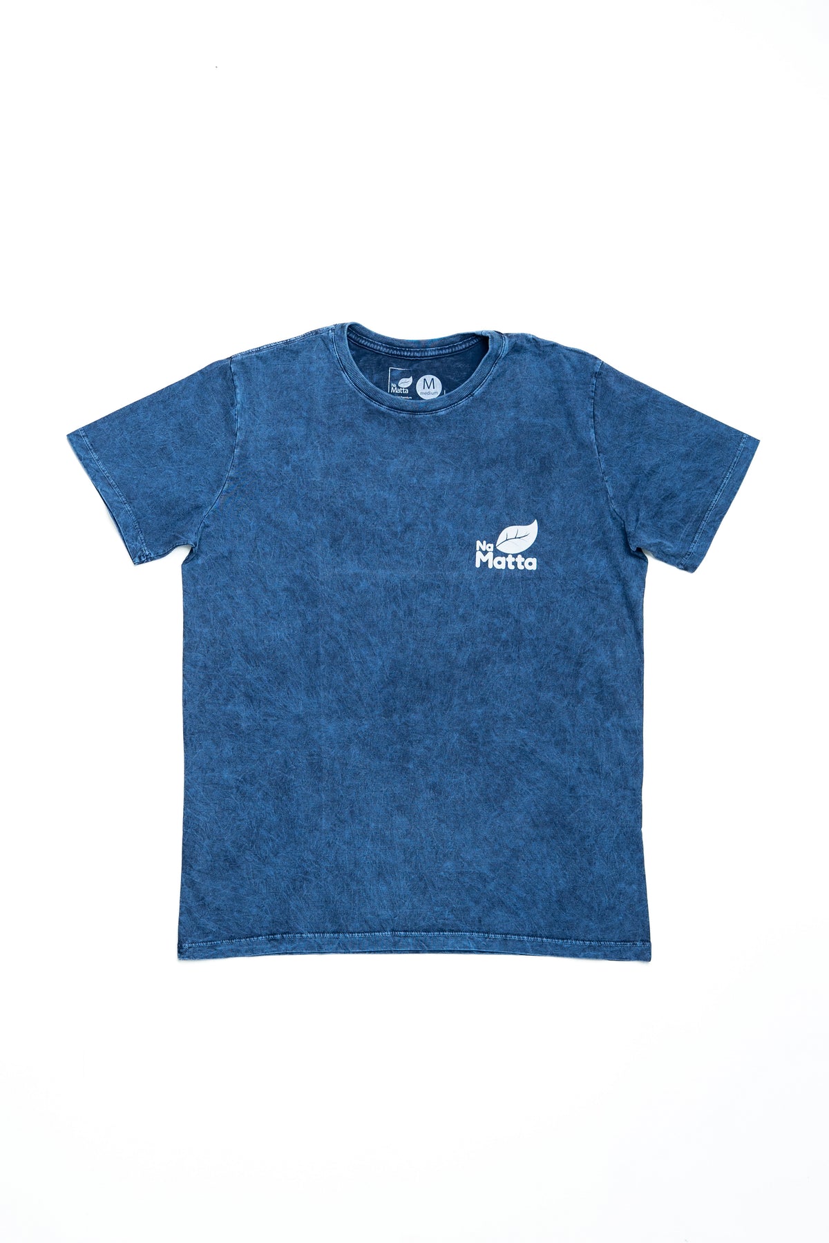 CAMISETA LOGO AZUL MARMORIZADA