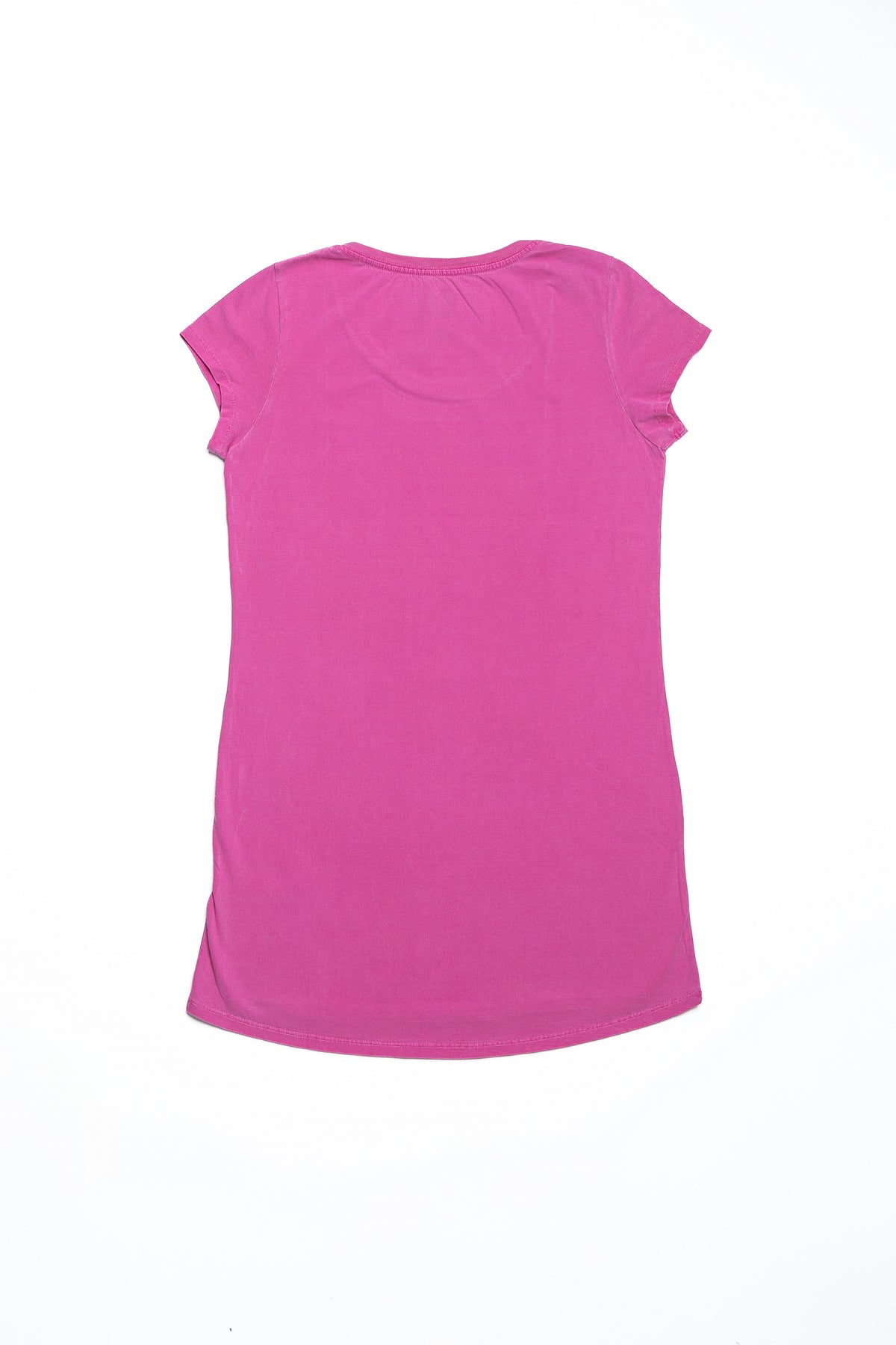 VESTIDO CAMISETÃO ROSA