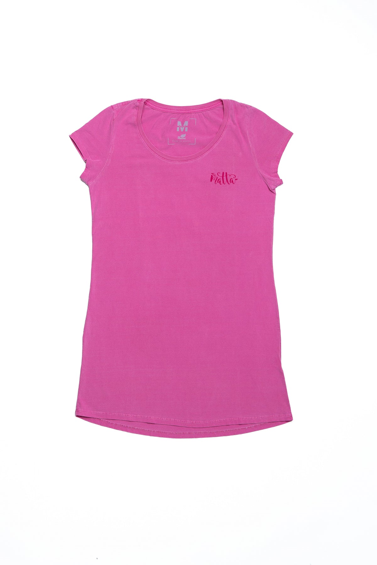 VESTIDO CAMISETÃO ROSA