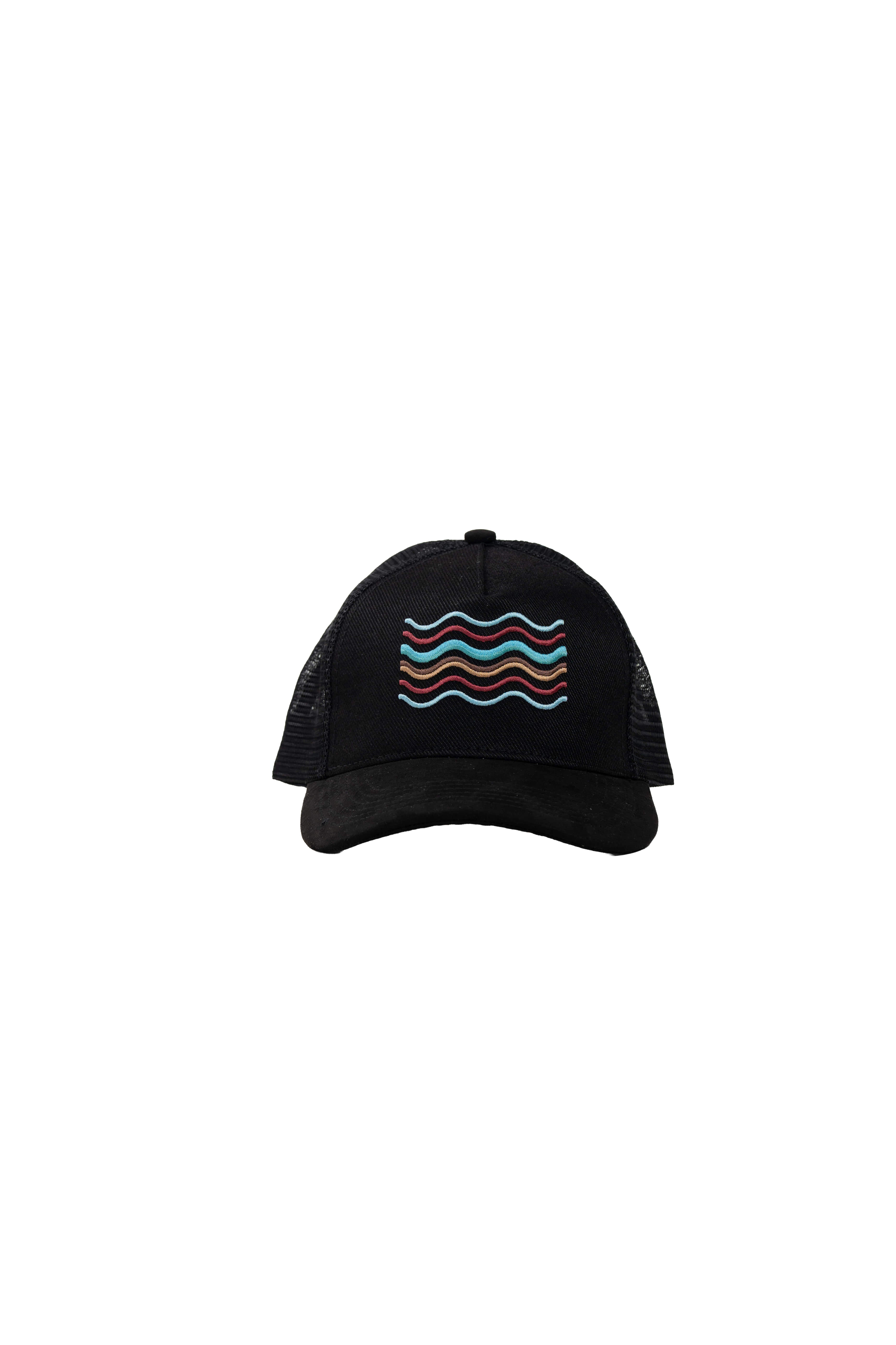 BONÉ TRUCKER WAVES PRETO