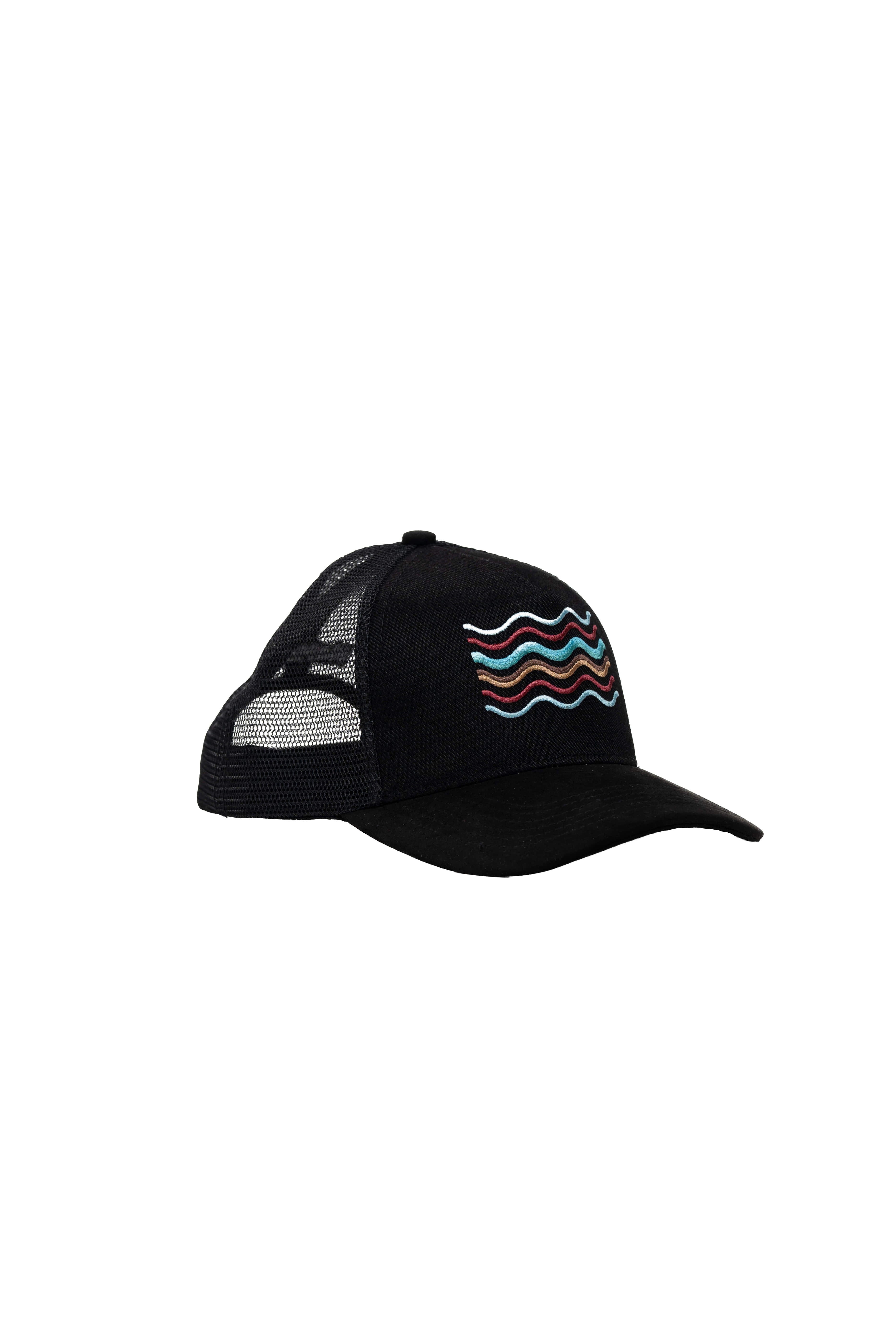 BONÉ TRUCKER WAVES PRETO