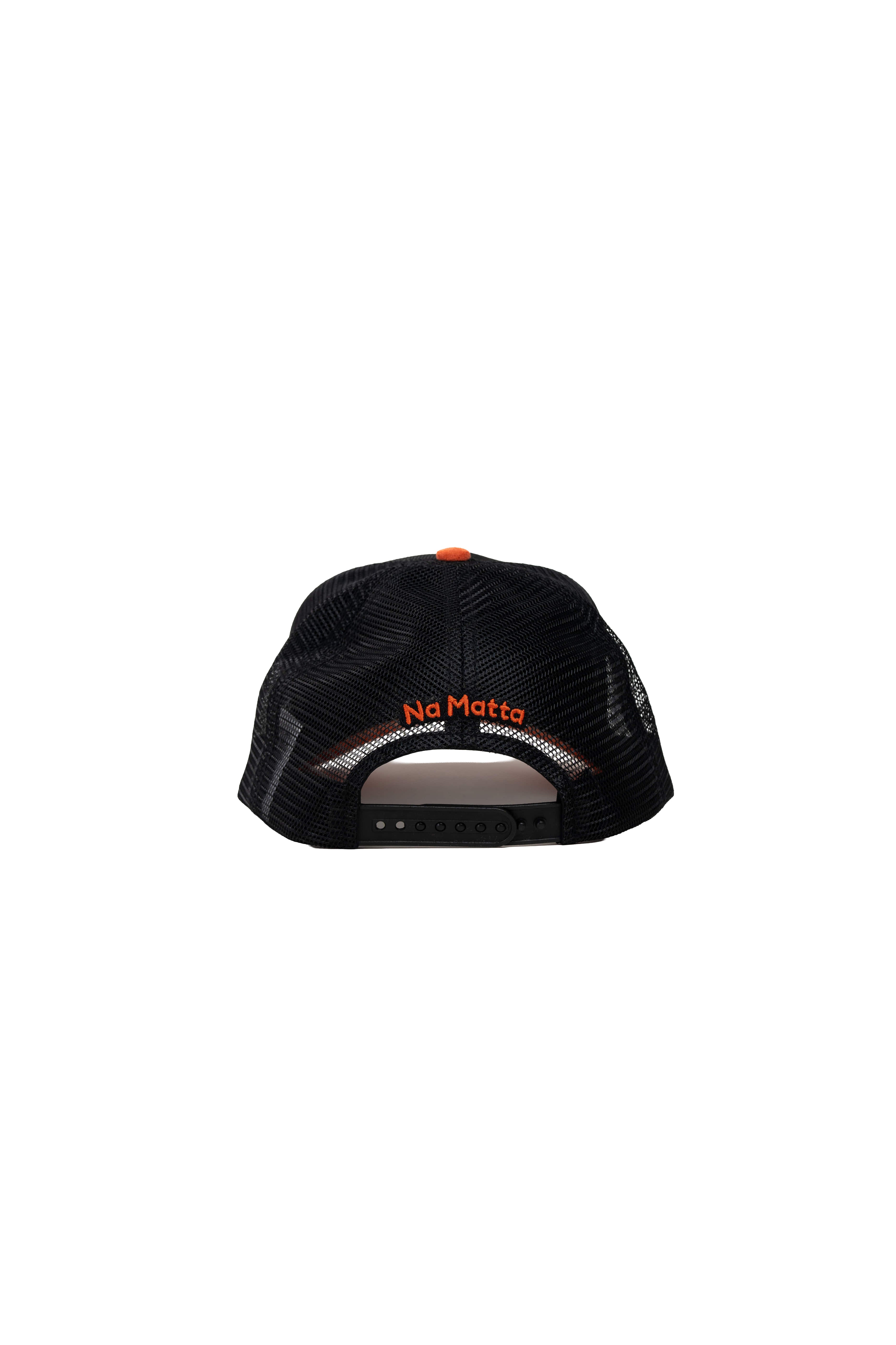 BONÉ TRUCKER MANDALA LARANJA